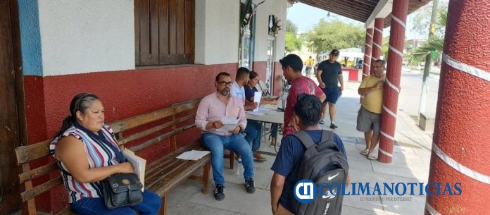 Movilidad Colima acerca trámites y servicios a la gente de Cerro de Ortega, en Tecomán