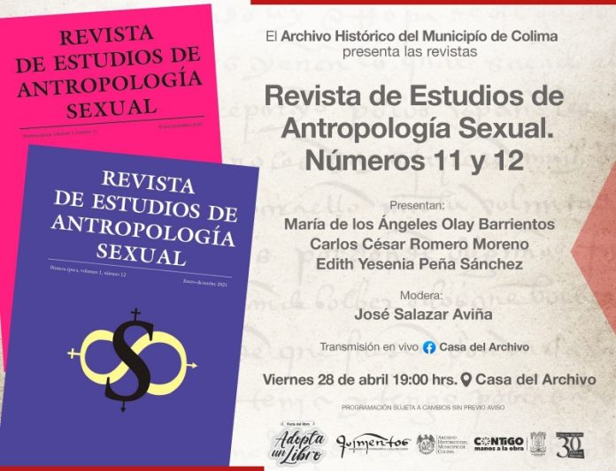 Presentan revistas sobre antropología sexual en la Casa del Archivo
