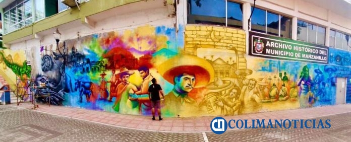 Restaura Ayuntamiento de Manzanillo mural 'Pedro Páramo'8