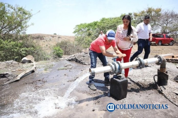 Supervisa Gaby Mejía aforo de pozo profundo en Chiapa