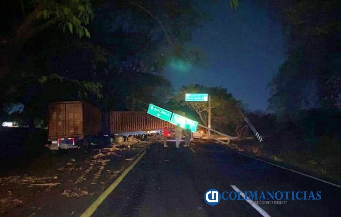 accidente de tráiler