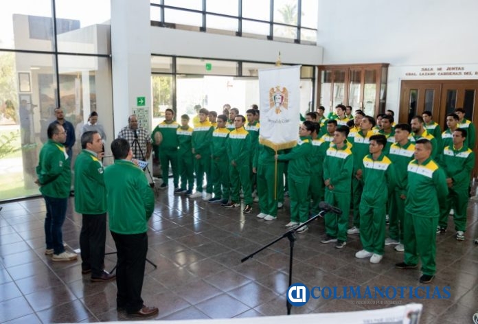 Abanderamiento de las y los deportistas que irán a la Universiada Nacionel en Hermosillo_Rector_a