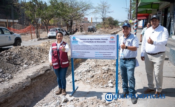 Griselda Martínez arranca obra de sustitución de redes de agua potable y drenaje en El Tajo 6