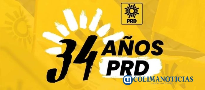 PRD Colima cumple 34 años de luchas por la democracia y la equidad social