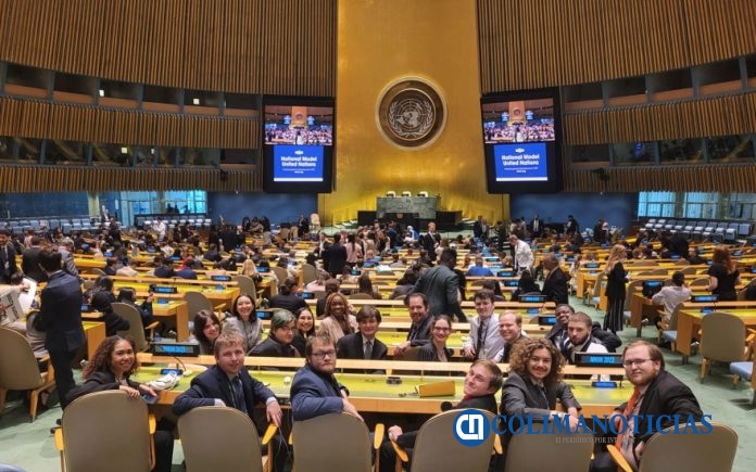 Participa alumna de la UdeC en ejercicio diplomático en Naciones Unidas_b