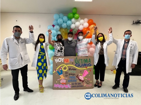 Tres pacientes de OncoCREAN finalizan su tratamiento oncológico en Hospital General de Zona No. 1 del IMSS Colima