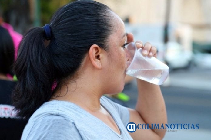 beber agua