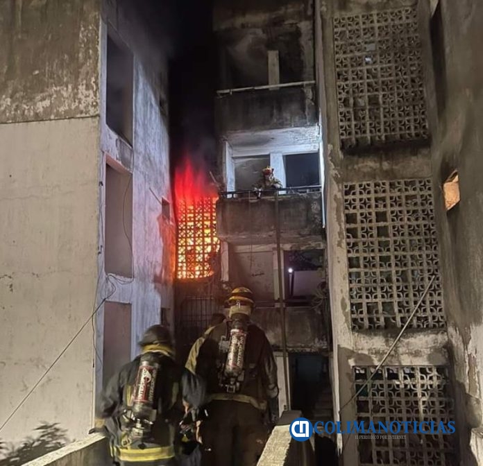 incendio en departamentos de manzanillo
