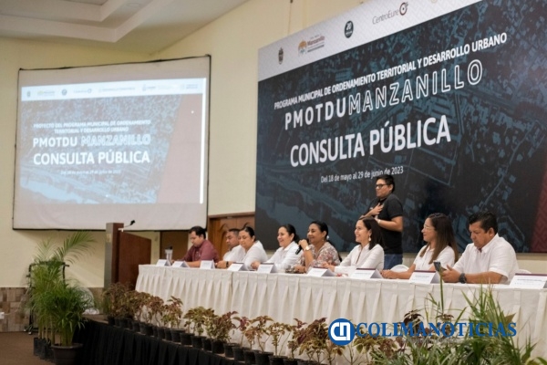 Ayuntamiento de Manzanillo, mantiene abierta la consulta para el ordenamiento del municipio