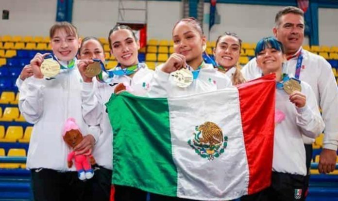 Brilla equipo mexicano femenil de gimnasia artística en los Centroamericanos