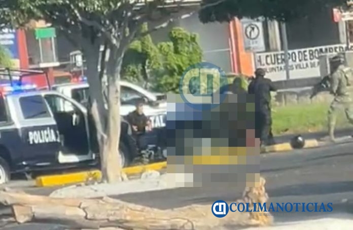Disparan contra un hombre frente a una escuela primaria en la colonia Arboledas del Carmen, en Villa de Álvarez