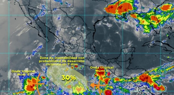 En Colima, fin de semana con temperaturas de 40 a 45°C y probables chubascos