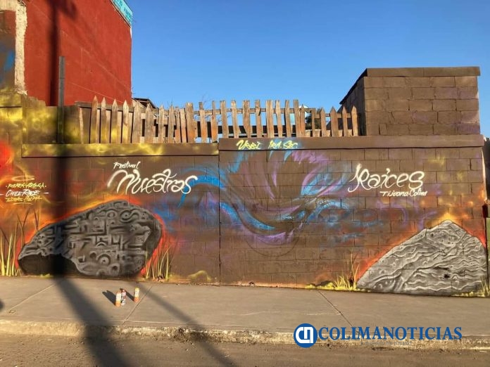 En Tijuana realzan mural que representa culturas prehispánicas de Colima