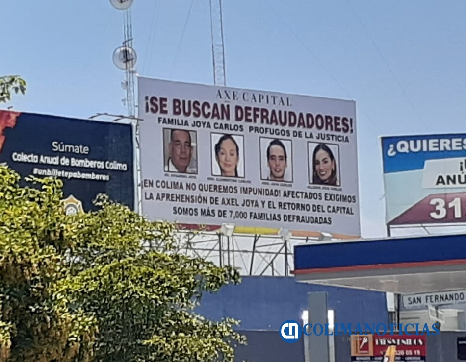 Exhiben a propietarios de Axe Capital Colima Noticias