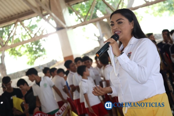 Gaby Mejía inauguró los Juegos Escolares 2023