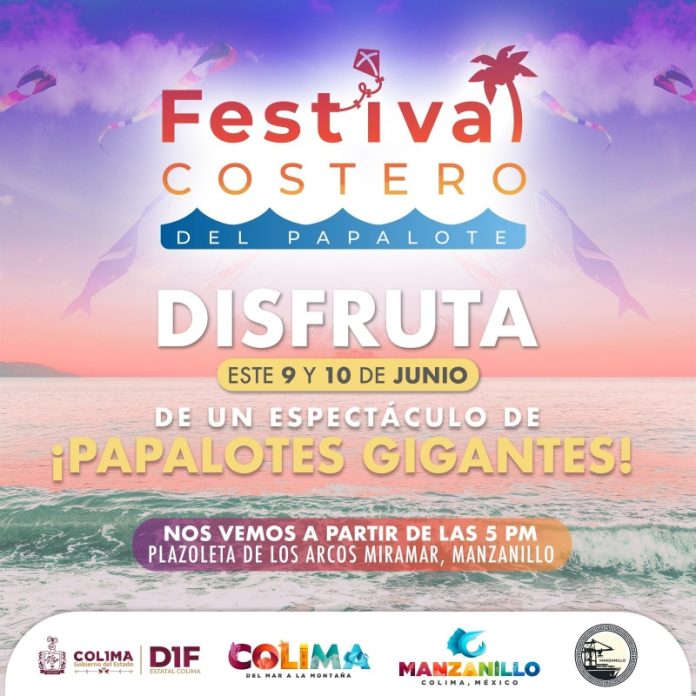 Gobernadora invita al Festival Costero del Papalote, este viernes y sábado en Manzanillo
