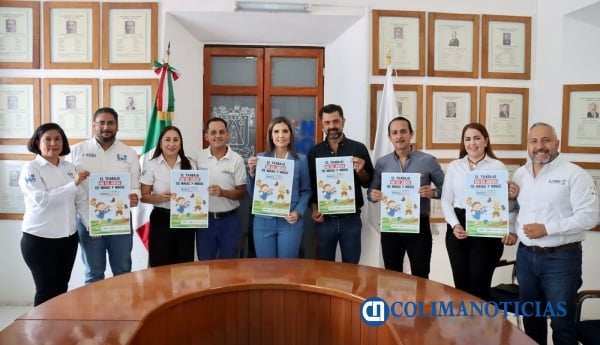 La presidenta Margarita Moreno presenta la campaña 'El trabajo no es juego de niñas y niños'