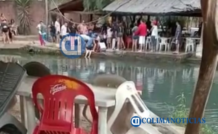 Muere adolescente de 12 años en el balneario de Agua Fría en Villa de Álvarez