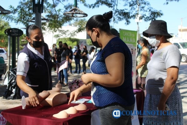 Salud Colima realiza detecciones de cáncer de mama y cuello uterino, en Centros de Salud