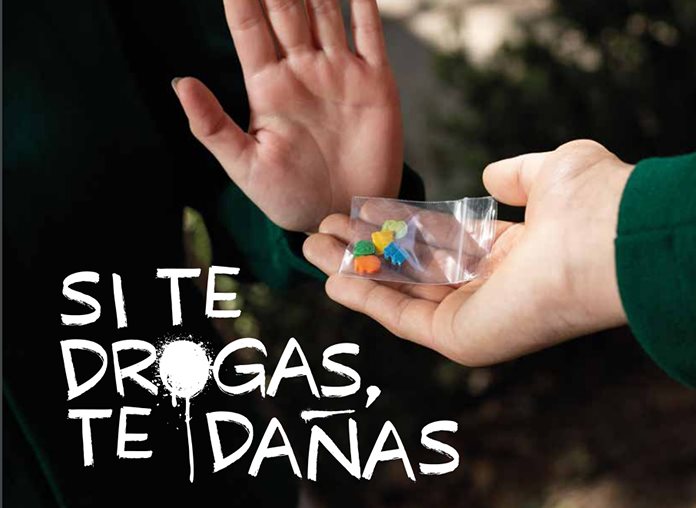 Si te drogas, te dañas