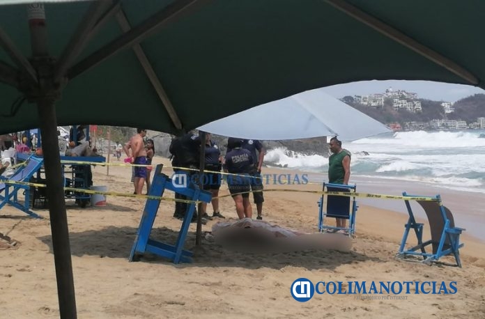 ahogado en playa de oro