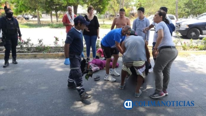 motociclista accidente