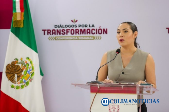 Gobernadora de Colima presenta la convocatoria del Premio Estatal de la Juventud 2023