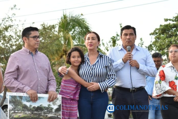 Inicia Tey Gutiérrez construcción del Jardín Vecinal en colonia CMV