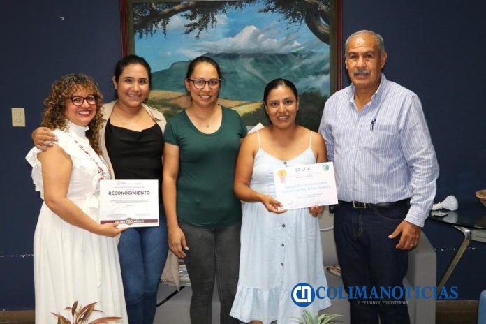 Secretaría de Educación reconoce a docentes colimenses ganadoras del premio 'Escuelas por la Tierra 2023'