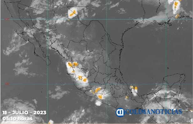 UEPC Colima alerta por lluvias muy fuertes en el occidente de nuestro país