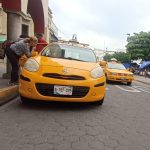 taxis en el centro de colima