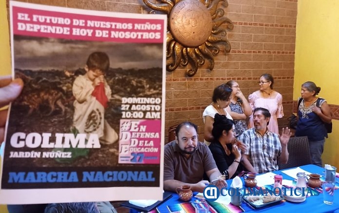 En Colima protestarán por los nuevos libros de texto, este domingo 27 de agosto