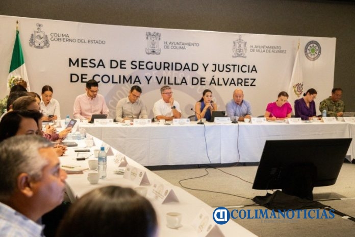 Gobernadora de Colima encabeza Sesión Plenaria de la Mesa Ciudadana de Seguridad y Justicia
