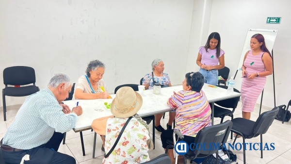 IAAM Colima impulsa Taller de Bienestar para la salud de Personas Adultas Mayores