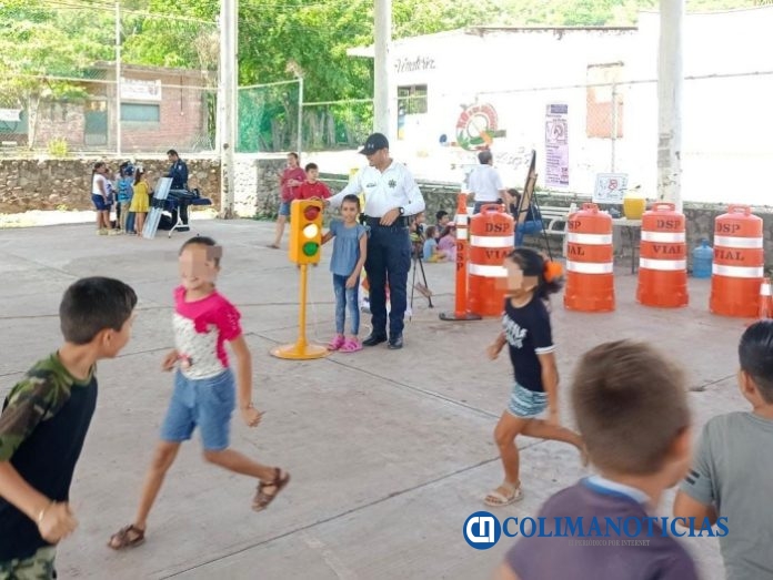 Imparte seguridad pública de Armería taller ‘tu seguridad es primero’