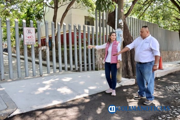 La presidenta municipal Margarita Moreno supervisa obras que benefician a pacientes del ISSSTE