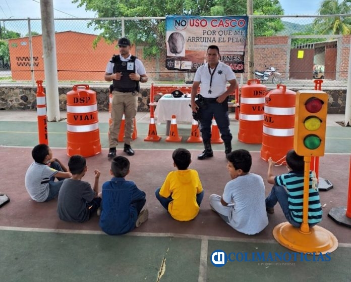 Niños y adolescentes de Rincón de López son capacitados en educación vial