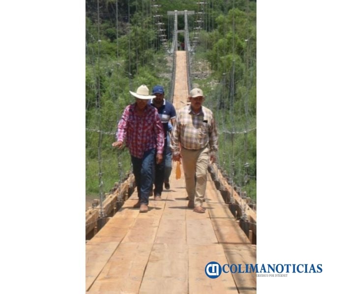 Puente colgante en Las Conchas