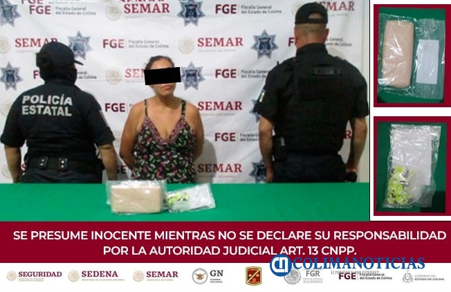 Una mujer fue detenida por agentes de la PEP con varias dosis de sustancias ilícitas