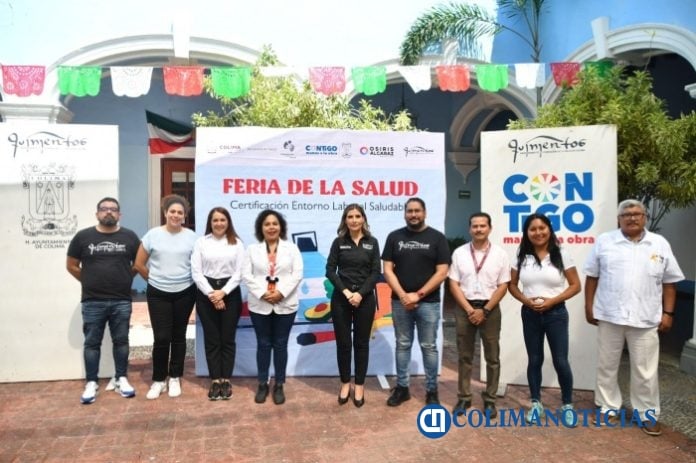 Encabeza Margarita Moreno Feria de la Salud en el Ayuntamiento de Colima