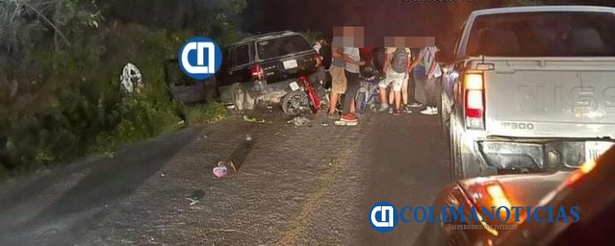Fuerte accidente en Comala