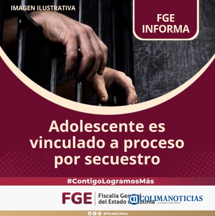 Adolescente es vinculado a proceso por secuestro