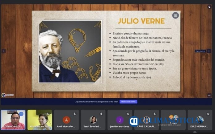 Homenaje a Julio Verne en feria del libro de la UABCS 2023_c