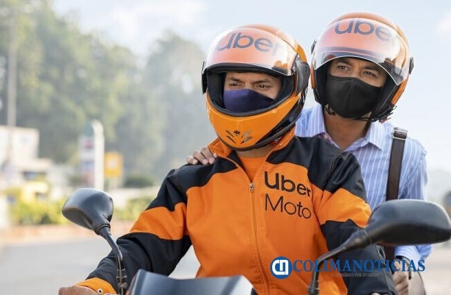 Incursiona Uber con Servicio de Transporte de Pasajeros en Motocicleta, en Colima