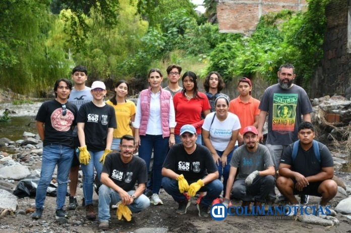 La presidenta municipal Margarita Moreno encabeza Talacheando Contigo en zona afectada por Lidia