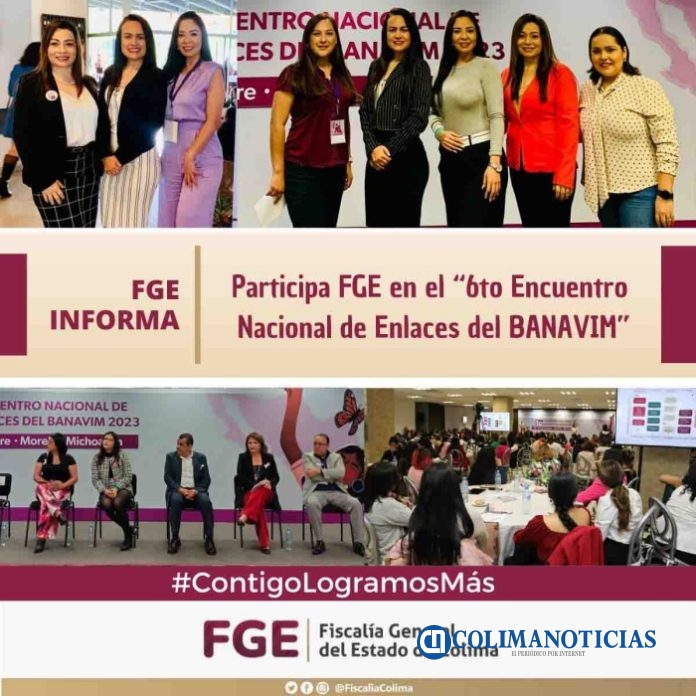 Participa FGE en el '6to Encuentro Nacional de Enlaces del BANAVIM'