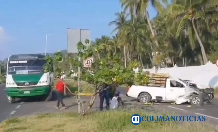accidente en manzanillo