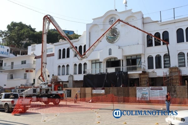 primera etapa de reforzamiento de edificio de Presidencia.53