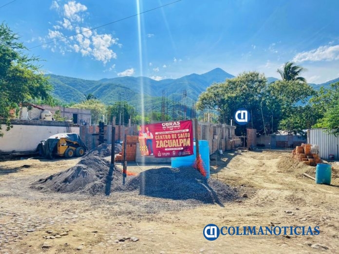Centro de Salud en Zacualpan construccion 2