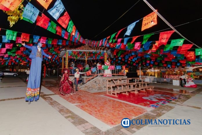 Feria de Colima kiosco dia de muertos